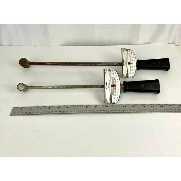 VTG K-D Tools Manual Torque Wrench K-D No. 2956 2957 LOT of 2 - Picture 5 of 9